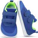 Kids Slip On Barefoot Toddler Boys/Girls Wide Toe Box Sneakers Zero Drop Minimalist Outdoor Activities Walking Running Shoes (Blue) 10 