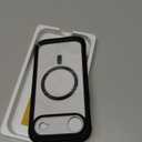 Miracase Magnetic for iPhone Air Case 6.5-inch with Camera Control, [Compatible with MagSafe] Full-Body Protection Slim Phone Case with Built-in Tempered Glass Screen Protector for 17 Air Case, Black