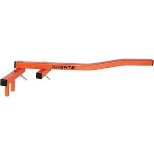 Deck Board Straightening & Removal Tool, Heavy-Duty 10Ga One-Piece Steel Deck Tool to Straighten Bending Boards & Tighten Gaps, Orange