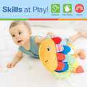 Melissa & Doug Ks Kids, Flip Fish Stuffed Animal, Soft Baby Book, Multi-Textured Squeaking & Crinkling Infant Sensory Toys for Babies with Baby Mirror, Tummy Time Toys for Infants Ages 09 Months