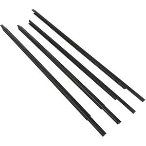 4PCS Weatherstrip Window Moulding Trim Seal Door Outside Belt Replacement for 2009-2021 Ram 1500 2500 3500 4500 5500 55112376AH 55112377AH 55372138AH 55372139AH