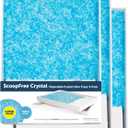 PetSafe ScoopFree Crystal Cat Litter & Refill Tray with Lid, Fresh Scent, 4.3 Lb Bag with Each Tray, Pack of 3