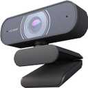 BEOEE Webcam, 360° Panoramic View, Full HD 1080P Video Quality, 1080p Resolution
