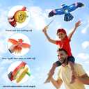 Vodolo Kites for Kids Ages 3-5,Cute Colorful Kid Kites Easy to Fly for Beach Park Outdoor Game Activities,Pocket Mini Kite for Kids Ages 4-8 with Handle