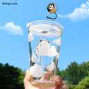 7 PCS Silicone Anime Halloween Straw Covers, Reusable Straws, Cute Straw Tips, 7 Count