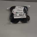 Dog Shoes for Hot Pavement,Non-Slip Waterproof Breathable Easy to Clean Put On and Take Off Dog Boots,Paw Protector for Hot Summer Roads Winter Snow (Black, Size 8:(3.15"x2.56")(L*W))