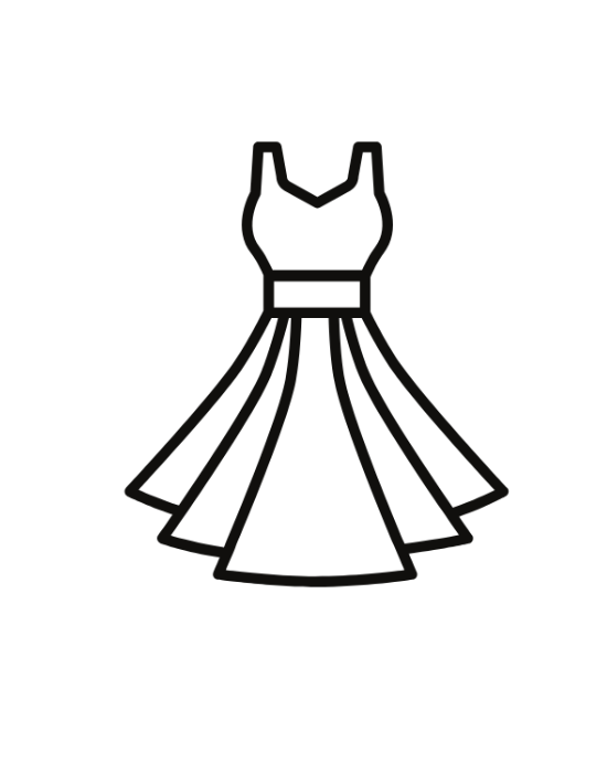Women Black Dress, Size M