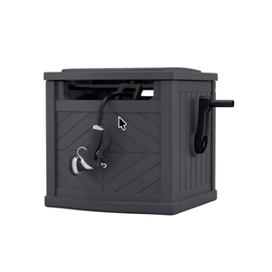 Suncast 150 ft. Gray Hideaway Hose Reel