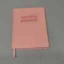 Rileys & Co Undated Daily Planner 8 x 6 in, Day Schedule Planner & Agenda Book, Journal with Goal & Habit Tracker, No Dates Dateless Annual Organizer for Work, School & Home - Pink