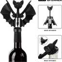 Goth Wine Opener - Stocking Stuffers Wine Gifts for Adults,Witchy Gifts for Women, Funny Kitchen Gadgets,White Elephant Gag Gifts for Adults