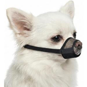 5 x Evollax Muzzle for Small Dog - Soft Air Mesh XS Dog Muzzle for Small Dogs | Perfect for Barking and Biting Prevention | Puppy Mussels for Grooming Allows Panting & Drinking