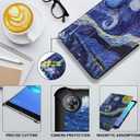 Tri-Fold Case Compatible with Huawei Mediapad M5 8.4 Inch(SHT-AL09/SHT-W12), Includes a Screen Protector - Premium PU Leather Tri-Fold Cover with Auto Sleep/Wake (Starry Sky, One Size)