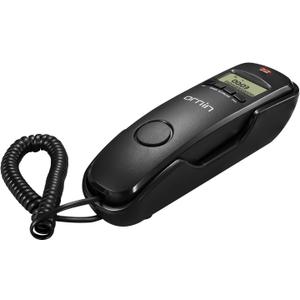 T112 Trimline Corded Telephone with Caller ID(Black)