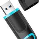 RAOYI 128GB Flash Drive USB 3.0 High Speed Thumb Drive for PC Laptop (128GB-3.0, Cyan 1 Pack)