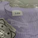 SUNNY PIGGY Newborn Baby Girl Clothes Baby Girl One Piece Romper Fall Winter Long Sleeve with Hat Sets Cute Infant Outfits (Purple)