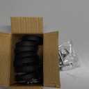 Domiella 8Pcs Luggage Replacement Wheels OD 60mm, 360 Degree Rubber Spinner Swivel Casters, Wear-Resistant Suitcase Trolley Wheels Repair Parts, DLA4