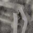 MADIZZ Pack of 2 Thick Plush Wool Throw Pillow Covers 18x18 Inch White Grey Soft Neutral Decorative Throw Pillows Accent Boho Cushion Covers for Couch Sofa Bedroom Pillow Shell