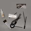 Eyelash & Eyebrow Color Kit, 2 in 1 Professional Lash & Brow Color Kit, Easy to Use with Natural Results, DIY Hair Coloring Eye Lash & Eye Brow Set for Beginner Salon Beauty 7ml (Brown/Light Brown)