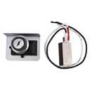 Grill Igniter Kit 1819-51 Compatible with Weber Compatible with Genesis Compatible with Silver A Spirit E210 E310 Gas Grill 2009-2012 Side-Mounted Control 91360 Igniter