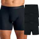 True Classic Mens Underwear Mens Boxer Briefs Pack, 6 Boxer Brief & 4 Trunk Novelty Underwear for Men, Micromodal (XL)