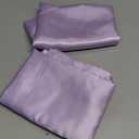 Love's cabin Satin Pillowcase for Hair and Skin, Similar to Silk Pillow Cases for Women, Pillow Case Queen Size Set of 2, Satin Cooling Pillow Cover with Envelope Closure, 20x30 Inches, Light Purple