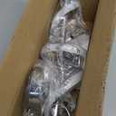 CANEOE Modern Pendant Light Kitchen Island Lighting 6000K Chrome LED Pendant Light Fixtures Over Island Adjustable Height Pendant Lighting for Kitchen Island Dining Room Bedroom Pendant Lamp,1 Pack