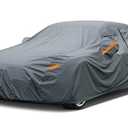 GUNHYI 16 Layers Car Cover Waterproof All Weather, Heavy Duty Outdoor Car Cover Universal Fit Sedan Toyota Camry, Tesla Model 3, Honda Accord, Nissan Altima, Kia K5/Stinger, Hyundai Sonata etc.