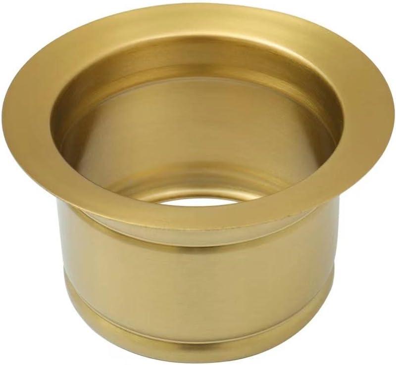 STARSTAR Sink Flange, Deep Garbage Disposal Flange for Kitchen Sink, Fit for 3-1/2 Inch Standard Sink Drain Hole (Gold)
