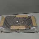 MaxSmeo Small Narrow Side Table, 3-Tier Narrow End Table with Storage, Skinny Side Table Nightstand for Small Space, Bedrooms, Living Room (Rustic Brown)