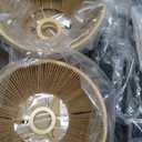 Rattan Floor Lamp, 68in. Boho Floor Lamps with Natural Shade, 3-Light Tree Lamp for Coastal, Beach or Bohemian Style Decor, E26 Socket, On/Off Footswitch Lamp for Living room, Bedroom (Bohemian-Black)