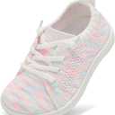 LeIsfIt Toddler Shoes Girls Boys Wide Shoes Kids Zero Drop Minimalist Sneakers Barefoot Slip on Tennis Sneakers Color White 13 Little Kid