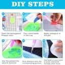 4 x 5D Diamond Painting Kits for Adults Moon Gnome Diamond Art Kits for Adoults DIY Full Round Paint with Diamond Art Dots Moon Turtle Gem Art Painting Crafts for Home Wall Decor 11.8x15.7inch