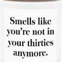 40th Birthday Scented Candles,40th Birthday Gifts for Women,Funny Birthday Lavender Candles,40th Birthday Gift Ideas,Smells Like You're Not in Your Thirties Anymore Scented Candles 8oz