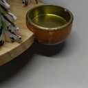 14Inch Wooden Christmas Pyramid with 4 Candle Holders-Nativity Scene Set for Christmas Tabletop Decor (Number Two)