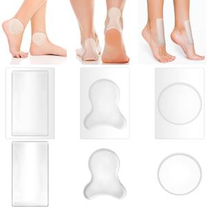 Mepase 6 Pcs Gel Ankle Pads Ankle Gel Discs Protector Brace Roller Skates Accessories for Men Women Boots Figure Ice Skating Hockey Inline Hiking Riding Ski Protection