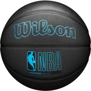 WILSON NBA Forge Plus Indoor/Outdoor Basketball - Charcoal Grey, Size 6-28.5"
