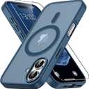 Vansdon for iPhone 17 Case, Compatible with MagSafe, Magnetic Translucent Matte Slim Protective Cover with 1 Screen Protector - Military-Grade Drop Protection (Blue)