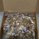 Geiserailie 36 Pcs Baby Shower Pacifiers Necklace Acrylic Pacifiers Necklace Charm Party Favors for Girls Boys Baby Shower Party Decorations Table Scatter(Brown)