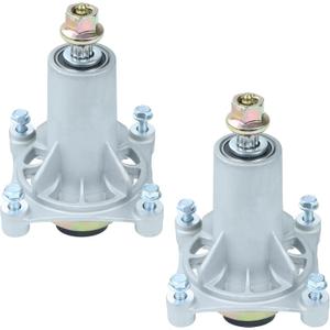 2 Pack 587819701 Spindle Assembly Kit Replaces 187292, 532187281, 587253301, 587820301, 532192870 Compatible with Husqvarna YTH18542 Z254 YTH22v46 YTH24v48 Lawn Mowers Craftsman 42 Inch Deck