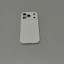Vooii Magnetic for iPhone 17 Pro Case, Compatible with Magsafe (Premium Liquid Silicone) (Integrated Camera Control Button) Full Body Protective Anti-Scratch Microfiber Lining 6.3", White