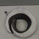 Travel Pillows for Airplanes Ergonomic Memory Foam Neck Pillow for Travel - 360 Head & Neck Support for Sleeping on Flights, Cars, Trains & Office (Gray-1)