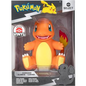 Pokemon Charmander Deluxe Select Vinyl Figure - 8-Inch Figure Made from Vinyl