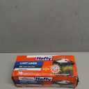 Hefty Cart Liner Trash Bags, 65 Gallon, 10 Bags (Scent Free, ARM & HAMMER Odor Control, Drawstring)