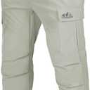Men's Track Pants Outdoor Athletic Running Casual Joggers Pants with Zipper Pockets Lightweight Quick Dry XL