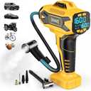Cordless Tire Inflator Air Compressor for Dewalt 20V Max Battery, 160PSI Portable Handheld Air Pump with Digital Pressure Gauge, Fast Inflation for Cars, Motorcycles, Bikes & Sports Balls (No Battery)