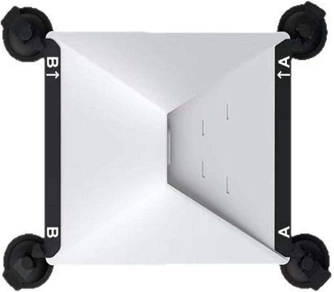 Starlink Mini Mount for Car Windows & Sunroofs, Secure Mounting Kit , with 4 Spare Cups & Anti-Slip Pad,All-Weather Stability for RVs, Trucks & Boats