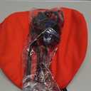 NAMSAN Heating Pad for Cats Small Dogs Heated Dog Bed Round Cat Tree Heating Bed Rabbit Warming Pad, Temperature Adjustable, Chew Resistant Cord, Red (12 x 12 Inch)