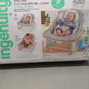 Ingenuity Keep Cozy 3-in-1 Grow with Me Vibrating Baby Bouncer Seat & Infant to Toddler Rocker, Vibrations & Toy Bar, 0-30 Months Up to 40 lbs (Linden)