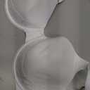 Vanity Fair Women's Full Figure Beauty Back Smoothing Bra with Lace, 4-Way Stretch Fabric, Lightly Lined Cups up to DD (White), 40D