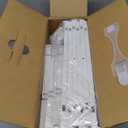 WELGEE 1000-Piecce Tilting Puzzle Board with Stand, 31 x 24 Lightweight Portable Puzzle Table for Adults & Seniors, DIY Customizable Puzzle Accessory Only 3.5 lbs (White)